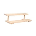 thumbnail image 5 of Segolike Wood Display Riser Jewelry Organizer Rack Fashion Decoration Collectibles Display Stand Showcase Fixtures for Figurines Hotel 2 Layer, 5 of 8