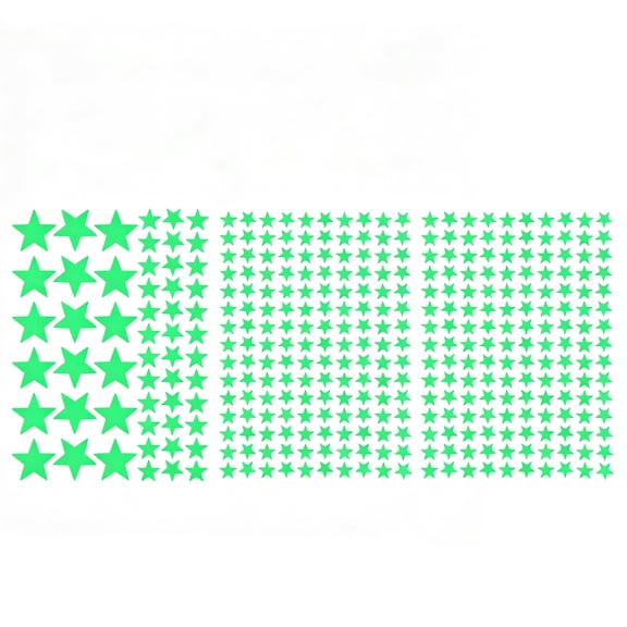 Glow in The Dark Star Stickers, Bright and Lasting, Glow Stickers for Ceiling and Wall, Glow in The Dark Stars for Ceiling, Fantastic Wall Stickers for Bedroom, Green