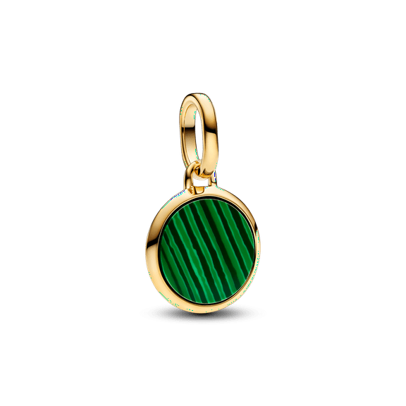 Pandora ME Green Engravable Mini Medallion Charm