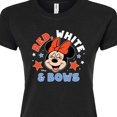 thumbnail image 3 of Disney - Minnie Red White And Bows - Juniors Fitted Graphic T-Shirt, 3 of 5