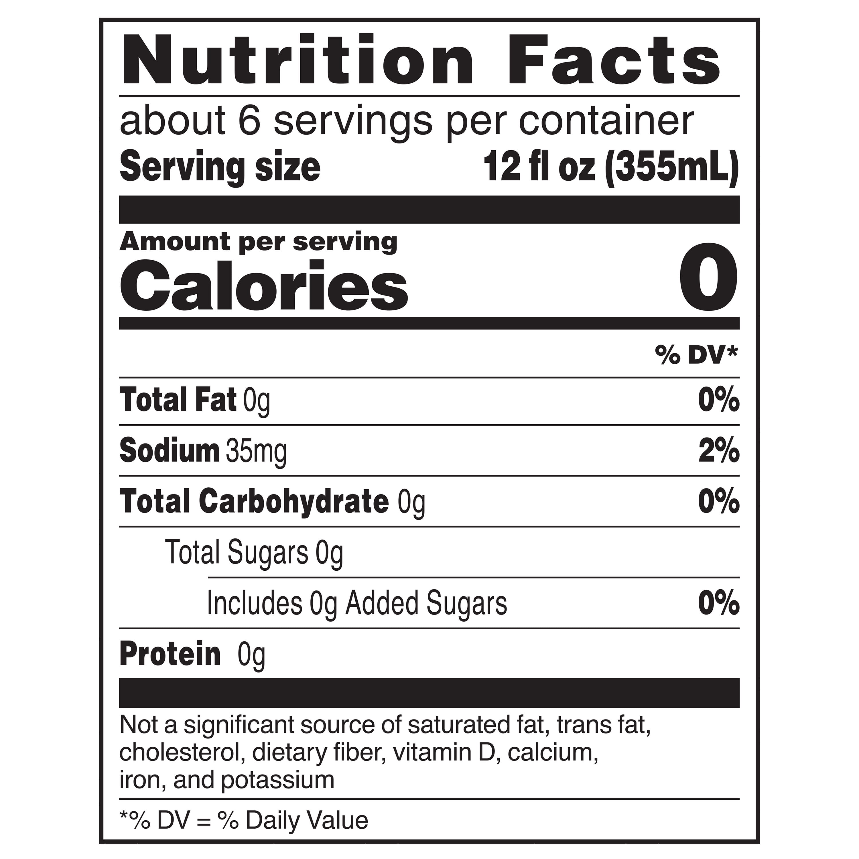 Sam's Zero Sugar Cola Soda, 2 Liter Bottle