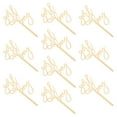 thumbnail image 5 of LOLIPPYY 10pcs Gender Reveal Cake Topper Boy or Girl Baby Shower Cake Pick Kids Boys Girls Birthday Party Decoration Supplies Golden, 5 of 7