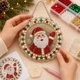 thumbnail image 3 of Clearance! Christmas Ornament Pearl Diamond Art Kit for Adults, DIY Santa Diamond Pearl Art Kit, Christmas Decorations Gift (E), 3 of 7