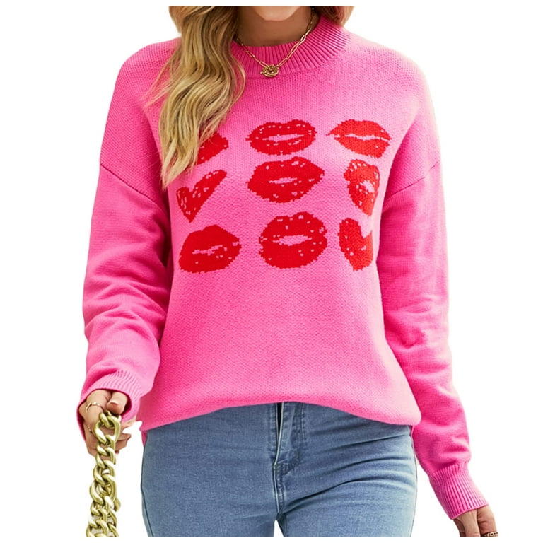 Jumper with lips cheap