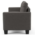 thumbnail image 4 of Furniture of America Zilly Modern Victorian Fabric Tufted Sofa in Gray, 4 of 11
