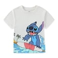 thumbnail image 2 of Disney Lilo & Stitch Short Sleeve T-Shirt and Mesh Short Set (Boys), 2 Piece Set, Sizes 4-12, 2 of 6