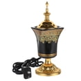thumbnail image 1 of Miangastore Electric Incense Burner Vintage Ceramic Lidded Desktop Censer Adornment 110V US Plug, 1 of 8