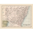 thumbnail image 2 of Bartholomew 14x12 White Modern Wood Framed Museum Art Print Titled - New South Wales Australia - Bartholomew 1892, 2 of 4