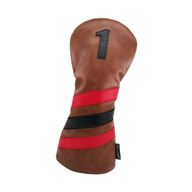 Cubierta de madera para la cabeza shamjiam Protector impermeable para palo de golf negro