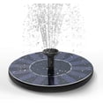 thumbnail image 4 of Solar Fountain Water Pump for Bird Bath, New Upgraded Mini Solar Powered Fountain Pump 1.5W Free Standing Solar Panel Kit Water Fountain for Garden, Pond, Pool, and Outdoor, 5 Inch, 4 of 8
