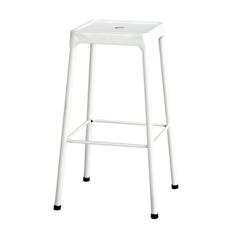 Pemberly Row 29 Steel Bar Stool In White Qty