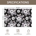 thumbnail image 3 of Placemat, Pioneer Flower Floral Print Pattern Place Mats Table Mat Set Of 2, PVC Washable Placemats for Party Kitchen Dining Decoration, 18x12 Inch, Fade Resistant, 3 of 6