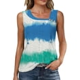 thumbnail image 3 of TaTaai Women’s Casual Pa Collar Button Vest Sleeveless Loose Fit Solid Base Printed Cutout Cami Soft Polyester Daily Holiday Summer Top Gift, 3 of 7