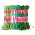 thumbnail image 4 of Embroidery Thread, Practical Mutiple-use Embroidery Thread Set Durable  For Children Girls For Handicrafts Tool For DIY Craft For Family Friends Purple Series,Green Series,Blue, 4 of 8