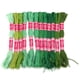 thumbnail image 4 of 12 piezas de hilo de bordar degradado de color brillante línea de poliéster para manualidades del grupo de amantes del bordado (serie verde), 4 of 12