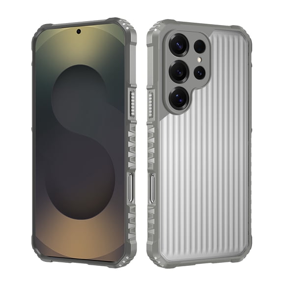 for Samsung Galaxy S26 Ultra Translucent Case, Luxury PC TPU Anti-Scratch Shock-Absorbent Anti-Fingerprint Drop Protective Non-Slip Lightweight Support Wireless Charging Phone Case Cover, Gray