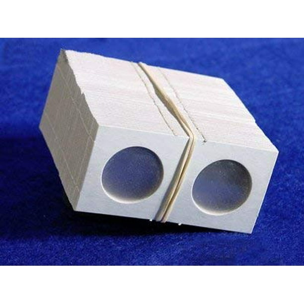 Cardboard and Mylar 1.5" x 1.5" Coin Holders QUARTERS (Pack of 100