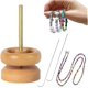 thumbnail image 1 of Bead Spinner For Jewelry Making Wooden Diy Bead Bowl Spinner Holder, 1 of 4