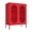 Red, variant on 2 Door Metal Locker Storage Cabinet-Mesh Metal Doors,3-Tier Metal Cabinet for Living Room,Office,Home