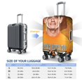 thumbnail image 2 of John Cena Luggage Cover Protector, Washable Elastic Suitcase Cover with Zipper and Buckle, Fits 18-32 Inch Luggage, Anti-Scratch & Dustproof, 2 of 9