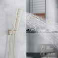 thumbnail image 7 of Zovajonia Shower System 8 Inches Shower Faucet Set, Rain Shower Head with Handheld Spray Bathroom Wall Mount Shower Fixtures Brushed Nickel, 7 of 7