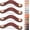 Brown, variant on 4 Pack Leather Drawer Pulls Light Orange Cabinet Handles Single Hole Dresser Knobs Door Handle, Faux for Dresser, Closet, Kitchen Cupboard (Single Hole, Orange)