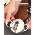 thumbnail image 4 of New Stainless Steel Ravioli Mould Dumpling Maker Wrapper Pierogie Pie Crimper Pastry Dough Press Cutter Kitchen Gadgets (Round Handle), 4 of 5