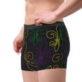 thumbnail image 4 of Disketp Mardi Gras Carnival Men'S Boxer Briefs,Soft And Breathable Cotton Underwear With Comfortflex Waistband, 4 of 8