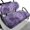 Purple Marble Pattern, variant on HUIACONG Galaxy Butterfly Golf Cart Seat Covers Comfortable for Club Car EZGO, Breathable Machine Washable Golf Cart Seat Covers 2 Piece Universal Fit