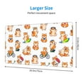 thumbnail image 2 of Bingfone Kawaii Shiba Dog Large Gaming Mouse Pad,Extended Desk Mousepad with Stitched Edges,Non-Slip Base,Water Resist Keyboard Pad for Gamer, Office & Home, 29.5 x 16 in, 2 of 6