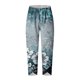 thumbnail image 3 of Pantalones de Verano de Pierna Ancha Moda Suelta Impresa Capris, Pantalones Casuales Cómodos de Piernas Anchas para Uso Al Aire Libre Y en el Hogar, 3 of 5