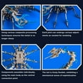 thumbnail image 4 of MACTANO 3D Scorpion Puzzle Metal Model for Teen Adult Blue, 4 of 5