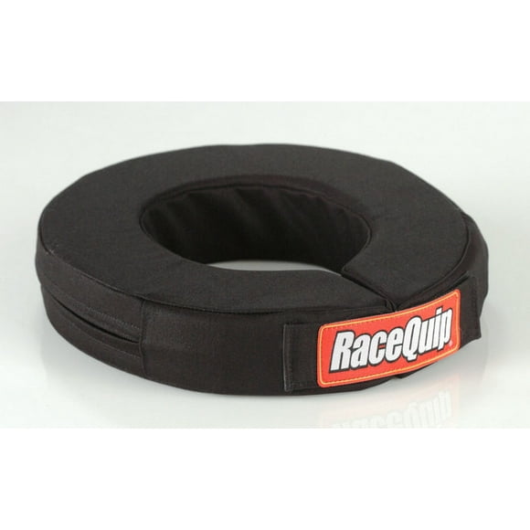 RaceQuip Neck Brace 333003 Non SFI Rated; Fire Retardant Foam/Woven FRC Cover; Large; Black; Velcro Closure