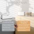 thumbnail image 2 of Caja de almacenamiento de acrílico para almohadillas Clean Skin Club Clean², 2 of 9