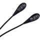 thumbnail image 2 of Lámpara de atril Lámpara de clip 2 brazos dobles Lámpara flexible de 4 LED Negro oso de fresa Electrónica, 2 of 5