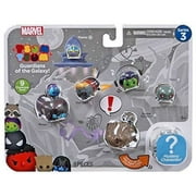 Marvel Tsum Tsum Series 3 Ronan, Nebula, Thanos, Star-Lord, Gamora, Drax, Rocket & Groot Mini Figures, 9 Pack