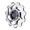 thumbnail image 1 of Soidarity 11T ultraligero aleación de aluminio bicicleta rodamiento rueda trasera desviador guía rueda poleas al aire libre piezas de bicicleta nuevo Ciclismo plata Soidarity OD0239-05, 1 of 6