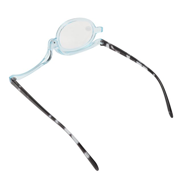 Gafas De Maquillaje, Gafas De Maquillaje Para Ojos, Lentes Abatibles Hacia Abajo, Gafas De Lectura Cosméticas Plegables Con Bolsa Para Mujer