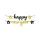 thumbnail image 3 of Pancarta de Feliz año Nuevo, letrero para porche, pancarta con alfabeto dorado, fotografía, papel, banderines colgantes para víspera de año Nuevo al Estilo B, 3 of 8