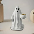 thumbnail image 4 of Twfbrm Halloween Ghost Statue, Halloween Decorations 5 Inch Resin Spooky White Ghost Figurine, Gothic Ghost Sculpture Haunted-Houses Desktop Ornaments for Tiered Tray Shelf Mantel Table Centerpieces, 4 of 5