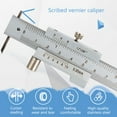 thumbnail image 6 of MOMOJIA Stainless Steel Vernier Caliper Double Scale Design Portable Measuring Instrument, 6 of 15