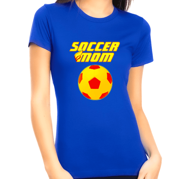 Soccer Mom Shirts for Women - Blue Soccer Mom Shirt - Mothers Day Shirt - Mothers Day Gift