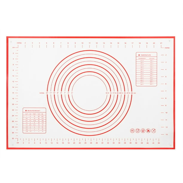Almohadilla de silicona para masa, herramientas para hornear de cocina, accesorio antiadherente para hornear, tapete para masa, verdadera excelencia
