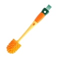 thumbnail image 1 of Cepillo para botellas de cocina, cepillo de limpieza, herramienta de lavado de cocina multiusos, lavadora de vasos de vidrio portátil, limpiador de cocina para botellas, tazas, tazas de Naranja Macarena cepillo para limpiar botellas, 1 of 7