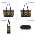 thumbnail image 6 of FORMRS Canvas Laptop Tote Bag for Women with 15.6" Computer Compartments Shoulder Handbag, Classic Floral, 6 of 7
