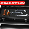 thumbnail image 5 of E-Western Metal Tool Box with 4 Drawers Portable Steel Tool Chest Lockable Lock for Garage Workshop Organization Black, 5 of 9