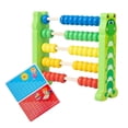 thumbnail image 2 of Marco de de madera Montessori, juego de matemáticas, estante aritmético de juguete con Multi Oruga perfke marco ábaco, 2 of 9