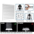 thumbnail image 2 of SERABETTO Filtered Shower Head, High Pressure 8″Square, 5 settings Handheld Rain Shower Filter Combo with Self-adhesive Holder/1.5M Hose -1 Replaceable Filter Cartridge (Chrome Finish) ﻿, 2 of 12