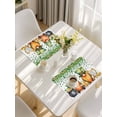 thumbnail image 5 of St. Patrick's Day Placemats Set of 4, Lucky Shamrocks Harp Beer Spring Plants Placemats for Dining Table, Place Mats for Kitchen Tabletop, Waterproof Wipeable Dining Table Mats Set, 5 of 9