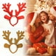 thumbnail image 3 of Astas Con Orejas De Reno, Talla Única, Para Todos Los Aros De Pelo De Reno Para Niños Y Adultos, Accesorio De Disfraz De Navidad, Suministros Para Fiestas Navideñas Moyic HA039182-00, 3 of 6